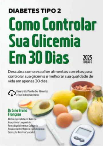 livro Diabetes Tipo 2: Como controlar sua glicemia em 30 dias.